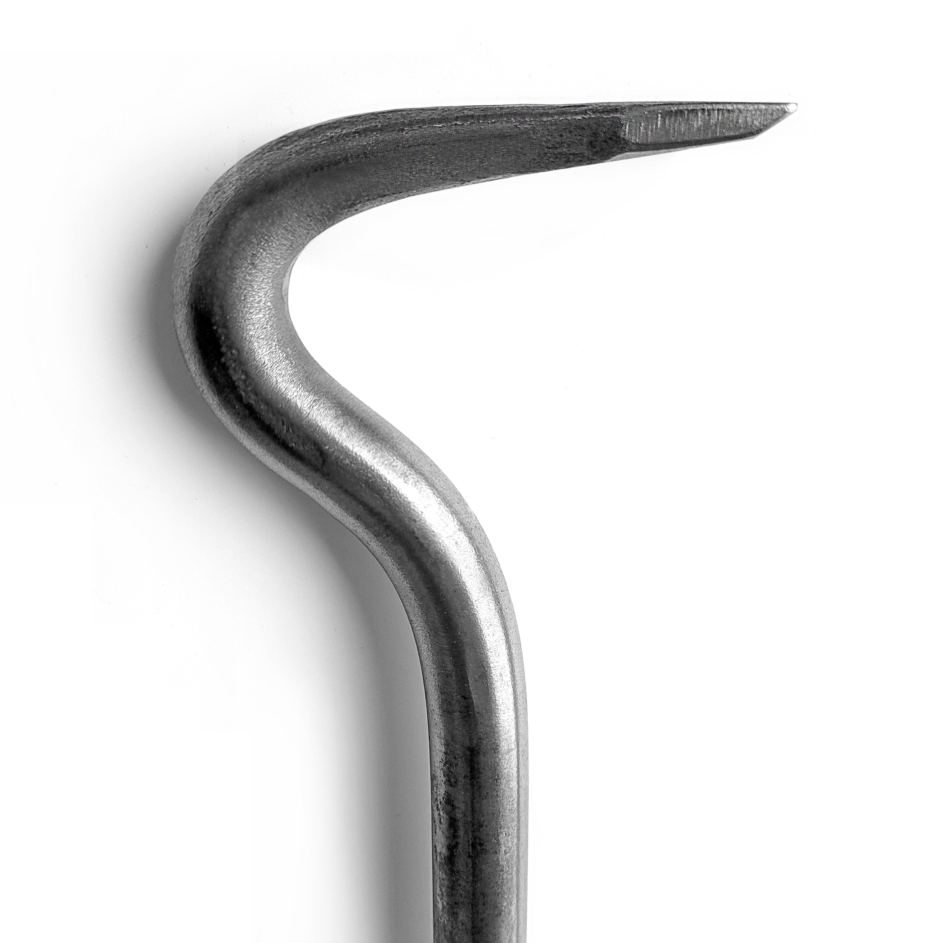 Titanium nail puller "TitPlus", lightweight, handmade, length 550 mm / 21.65 in