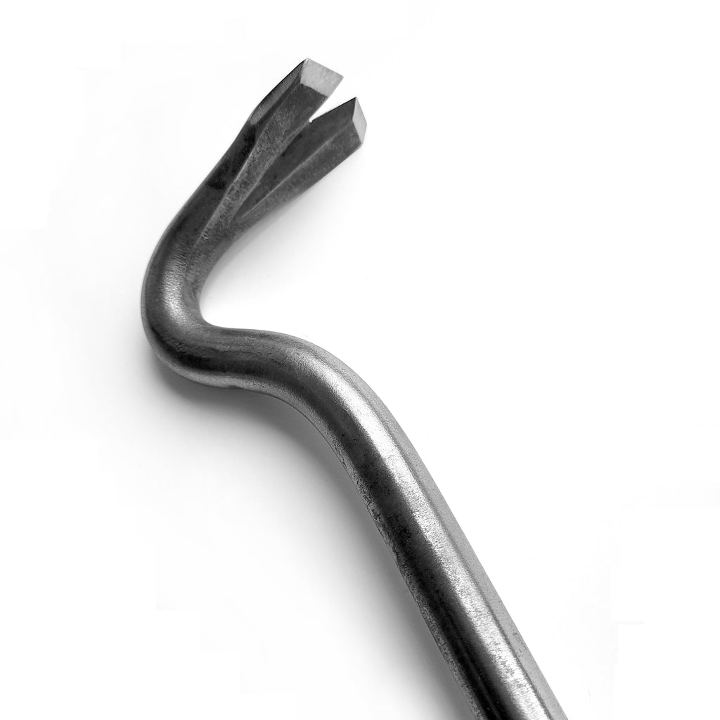 Titanium nail puller "TitPlus", lightweight, handmade, length 550 mm / 21.65 in