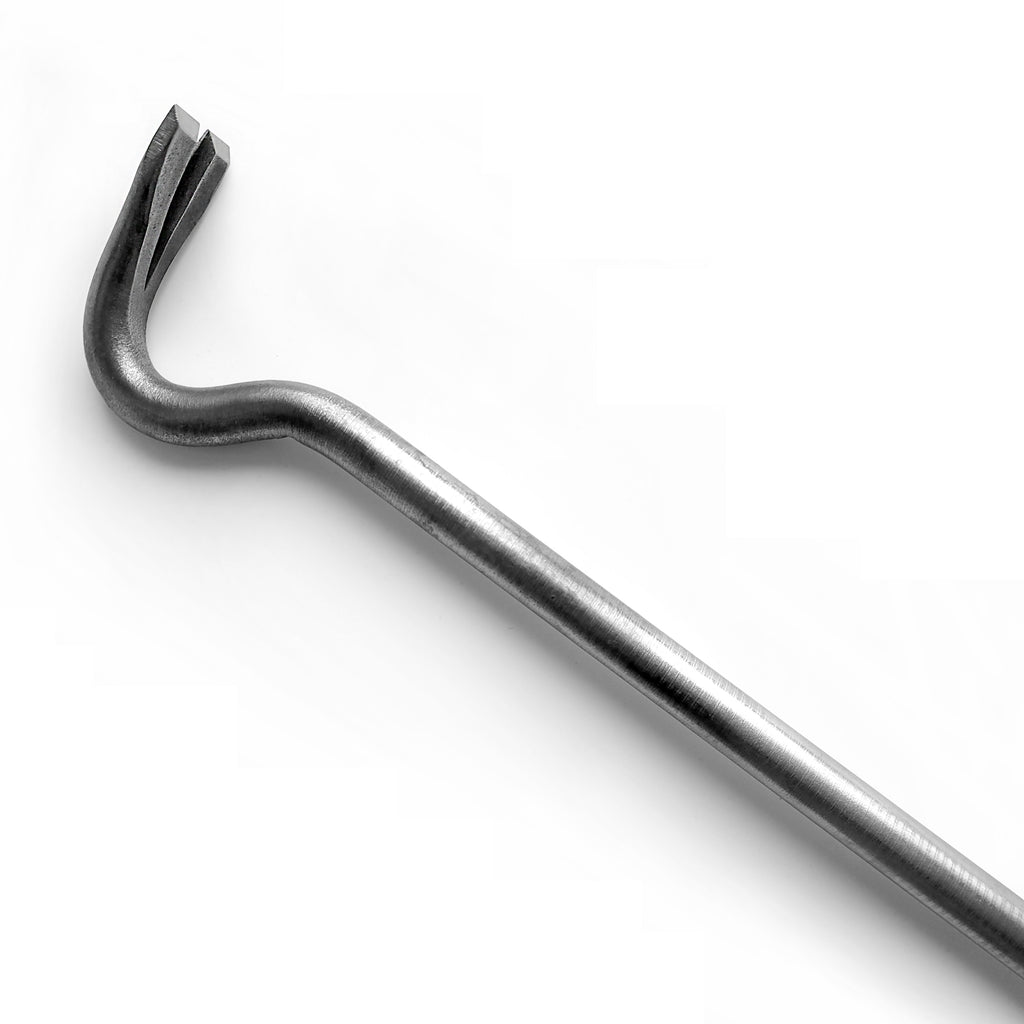 Titanium nail puller "TitPlus", lightweight, handmade, length 480 mm / 18.9 in